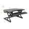 Lorell Lorell Corner Desk Riser - 40 lb Load Capacity - 18" Height x 45.50" Width - Desktop - Black 82014 - alternate 2